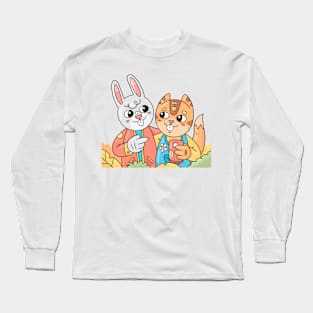Rabbit Tiger Friend Long Sleeve T-Shirt